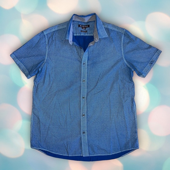 Michael Kors Men’s Button Down Dress Shirt Size M - Picture 1 of 5